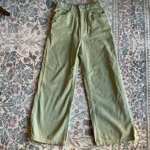 Urban Outfitters BDG Mint Corduroy Wide Leg Pants, Size 27